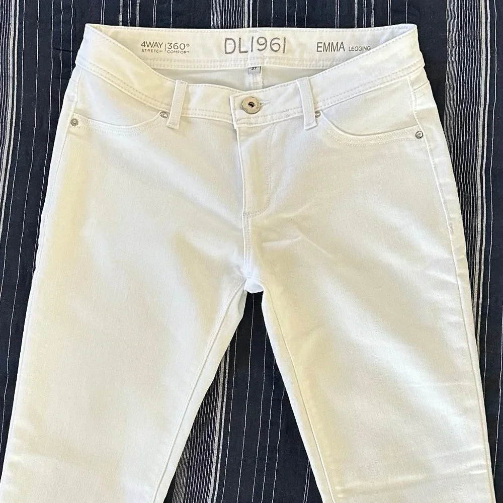 DL1961 Emma Legging in milk - Picture 4 of 12